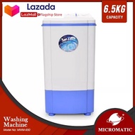 Micromatic Washing Machine MWM-650 Single Tub Washing Machine 6.5 Kg MWM650