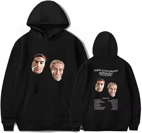 CA7RIEL & Paco Amoroso Merch BAÑO MARIA Tour 2025 Hoodie Unisex Tour Dates Sweatshirt
