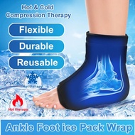 Ankle Ice Pack Wrap for Injuries Foot Ice Pack Stretchable Cold Pack Compression Therapy for Plantar