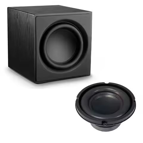 1pc 6.5" Car Subwoofer 200W Audio Speaker 4 Ohm Car Component Stereo Modification for Car & Home The