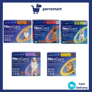 NexGard SPECTRA Chewable Tablet For Puppies &amp; Adult Dogs [5 Types] | Anti-Parasite Flea Ticks Dewormer