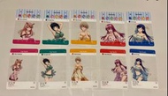 10張 $100 女神咖啡廳 pop up sns ig 風卡 睡衣 ver. card  瀨尾公治  幕澤櫻花  月島流星 鶴河秋水 小野白菊 鳳凰寺紅葉