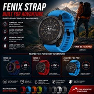 Colorful Silicon Strap for Garmin FENIX 6 22mm / FENIX 6x 26mm / FENIX 6s 20mm Replacement Strap for