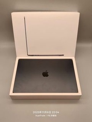【售】保固內 MacBook air 15吋 M3 / A3114 / 16GB / 512G / 午夜黑