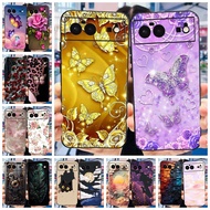 For Google Pixel 6 Case GB7N6 G9S9B16 G9S9B GR1YH Pixel6 Shockproof Silicone Cover Fashion Butterfly