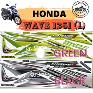 HONDA WAVE125 i (1) FIRST MODEL Stripe Stiker Sticker WAVE 125 wave-i wave125i 125I WAVE125 BODY COV