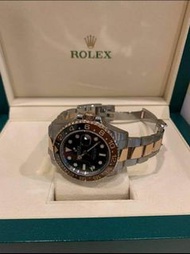 【已交流】勞力士 126711CHNR 沙士圈 GMT ROLEX 兩地時區 126711 CHNR 陶瓷雙色圈