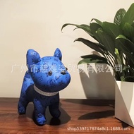 New Creative Wholesale Diamond Dog Ornaments Diamond-Studded French Fighting Dog Dolls Dolls Toys Ho