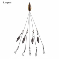 Ronyme Freshwater and Saltwater Alabama Rig Bionic Design Umbrella Rig Realistic Prey