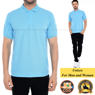 Kaos Polo Pria Kaos kerah Pria kaos polos BIRU LAUT LIST PUTIH