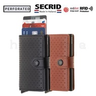 荷蘭SECRID RFID智能防盜 Miniwallet真皮銀包 - Perforated