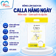 Calla soft and smooth skin cleansing cotton 250gr/bag - Calla Snow White Cotton