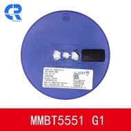 Original Surface-Mounted Transistor MMBT5551 G1 SOT-23 0.6A/160V NPN CJ Long-life Transistor