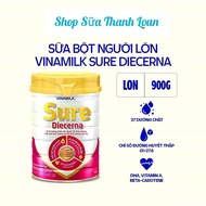 (HSD T3-2027) SỮA BỘT VINAMILK SURE DIECERNA 900G.