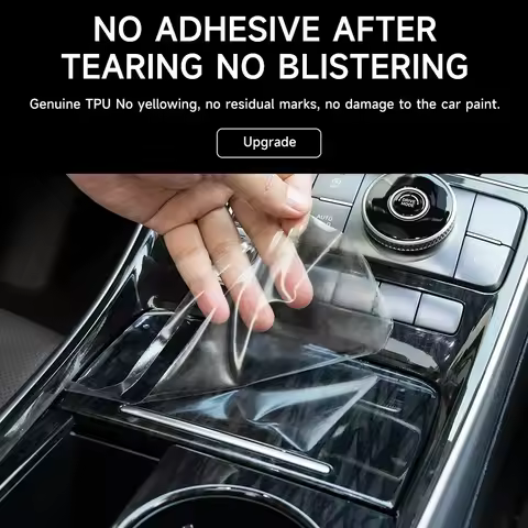 For Mazda CX5 2025 2024 Car Accessories Interior Film Transparent TPU Gear Panel GPS Center Console 