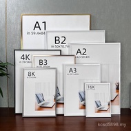 Pull-Free Wall a1a2 Frame Aluminum Alloy Picture Frame b2 Frame Draw Photo Frame b3 Poster 8k Photo 