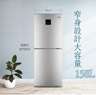 TECO東元冰箱R1583TS   158公升 雙門上冷藏下冷凍一級 環保冷媒 玻璃層架