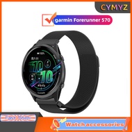 Garmin Forerunner 570 strap Metal strap Garmin Forerunner 570 47mm 42mm strap Sports wristband