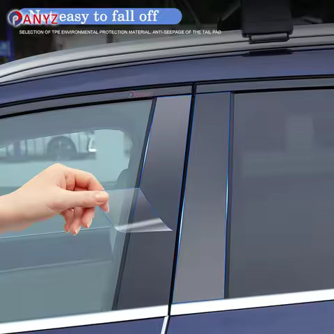 Car B Pillars Film for Mini Cooper Countryman U25 2024 2025 TPU Accessories Clear Protective Sticker