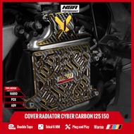 Nsa 1 SET Radiator Cover CYBER SERIES VARIO 125 150 PCX ADV 150 160 NMAX NEW OLD AEROX 155 Motorcycle Accessories Variations PCX ADV VARIO 125 150 160 NMAX NEW OLD AEROX 155 PCX 160