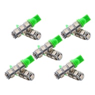 10Pcs Green T10 5050 W5W 13SMD LED Light Lamp Bulb 5W for RV Camper Car 193 194 2821 921 922 158 160