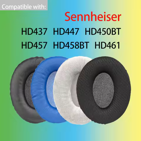 Earpads for Sennheiser HD437 HD447 HD450BT Headphones HD457 HD458BT Ear Cushions Replacement HD461 H
