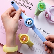 Children's Adult Anti Mosquito Repellent Watch with LED Light - Cartoon Pattern Mosquito Repellent Bracelet 防蚊驱蚊手表