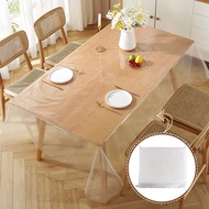 ผ้าปูโต๊ะพีวีซีกันน้ำผ้าคลุมโต๊ะในครัวโปร่งใสผ้าปูโต๊ะผ้าน้ำมันผ้าปูโต๊ะแบบนุ่ม