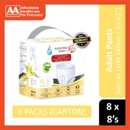 Absorba Afina Plus Adult Pull Up Pants Size XL 8s (100-160cm / 39-63 inches) [8 Packs/Carton]