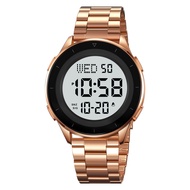 Skmei đồng hồ kỹ thuật số Cho Nam Giới 3Bar Không Thấm Nước Thép Không Gỉ 2time báo thức bấm giờ Ngà