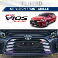 🚗 Toyota Vios 2023-2025 AC100 GR Sport Front Grille | GR Vision Style | Piano Black | Vios GR Sport 