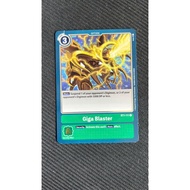 Digimon Card BT1-111 - Giga Blaster - Option - Rare