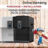 MIDEA Hot&Warm&Cold Tabletop Water Dispenser 2037 - Compressor Cooling - with INSTALLATION KL&SELANG