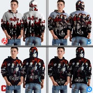 The Gazette Hoodie Jumper Pullover Fullprint Polyester Jersey Material