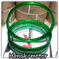 velg Rossi warna  hijau uk 140/140/17