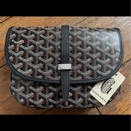 全新Goyard Belvedere PM black 郵差包 斜背 黑