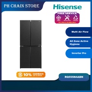 HISENSE RQ555N4ABN 520L 4-DOOR INVERTER REFRIGERATOR / FRIDGE