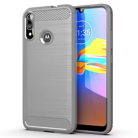 Shockproof Silicone Case for Moto E6 Plus E6+ E6s Full Protective Soft Cover for moto E6S e6 plus Lu