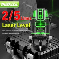 2/5 Lines Laser Level Tools 3D 360 degrees Green Light Laser Level Digital Level Self-Leveling
