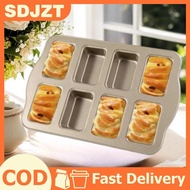 [SDJZT] 8-Cavity Mini Loaf Pan, Non-Stick Muffin & Cupcake Baking Mold for Oven Food Packaging