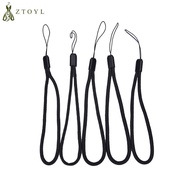 5x Bla Nylon Wrist Strap Lanyard for Camera Cell Phone iPod USB mp3 mp4