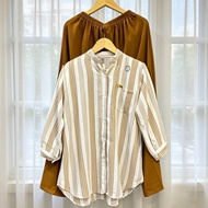 COD Setelan Combinasi WANITA Terlaris JUMBOO MOTIF SALUR / Sett cell Rayon twill / setelan baju ke