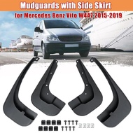 บังโคลนหน้าและหลังสำหรับ Mercedes Benz Vito W447 2006-2019บังโคลนแผ่นบังโคลนแผ่นกันกระเซ็น