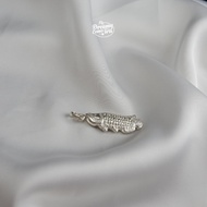 Arowana Fish Pendant - Pure Silver Jewelry Arowana Fish Pendant