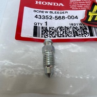 BAUT SETELAN PEMBUANGAN ANGIN CAKRAM SONIC | nepel baut Screw Bleeder set setelan karet kaliper Cap 