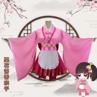 Kimono Nezuko Tanjiro Tsuyuri Kanao Kochou Shinobu Kanroji Mitsuri Cute Christmas Party Women Maid C