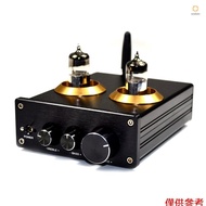 6J5 Vacuum Tube Amplifier Preamplifier BT Preamp AMP with Volumes Treble Bass Tone Adjustment Functi