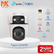 [Genuine Tapo] Tapo C545D Outdoor Wi-Fi Camera – Two 3M Lenses, 360 Panning, Motion Tracking, Night 
