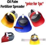 Fertilizer Spreader Scope Oil Palm Kelapa Sawit Alat Baja Sudu Bekas Baja Skope Adjustable Fertiliser Scoop 油棕施肥料