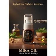 mika oil for skin and body type organik herbal semula jadi